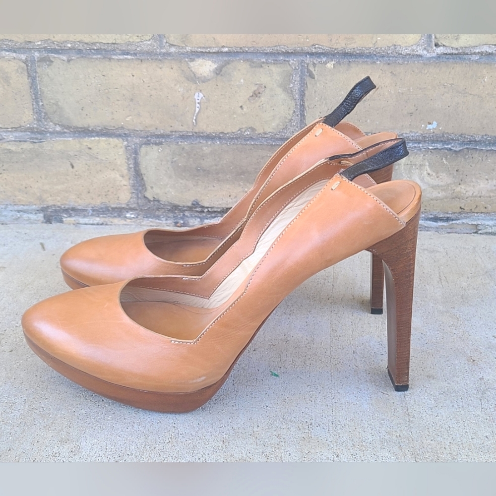 Costume National Sling Back Pumps